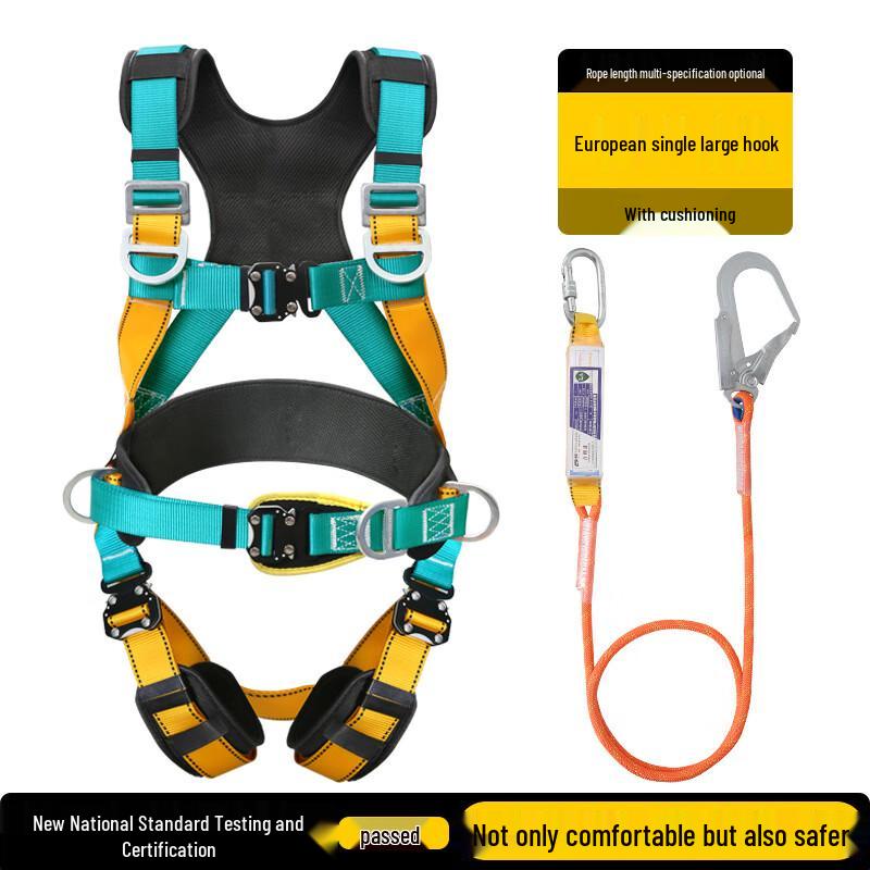 Five-Point Full Body Electrician Safety Harness One Size
