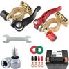 1 Pair 12V 24V Car Battery Terminals Top Post Wire Cable Clamp Quick Release Terminal Connectors Copper Clip Screw Auto Parts