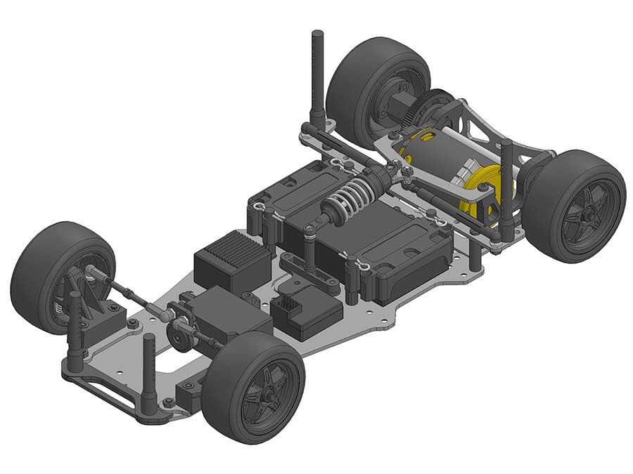 

Kawada M300GT2R Long Chassis Kit Electric Radio Control M334L