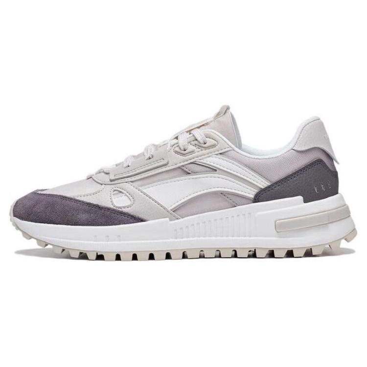New LiNing Wind Rider 2.0 Anti Slip Wear Resistant Low Top Sports Casual Shoes Men's Bellflower Grey AGCT155-2