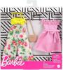 Boneca de Moda Barbie GHX64 Pacote com 2 Verde/Rosa [Acessórios de Vestir]