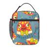 1 Piece For Students Food Container Round Goofy Portable Pocket Mr Blobby Zipper Closure Aluminum Foil Food Pouch For Travel