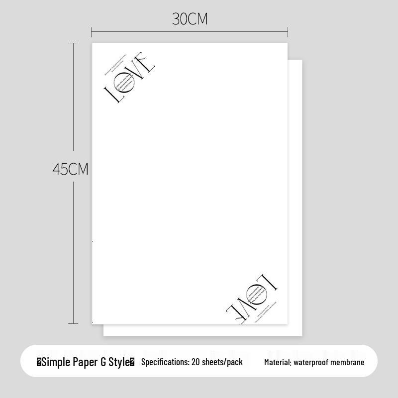 Elegant Waterproof Bouquet Paper for High-End Floral Arrangements