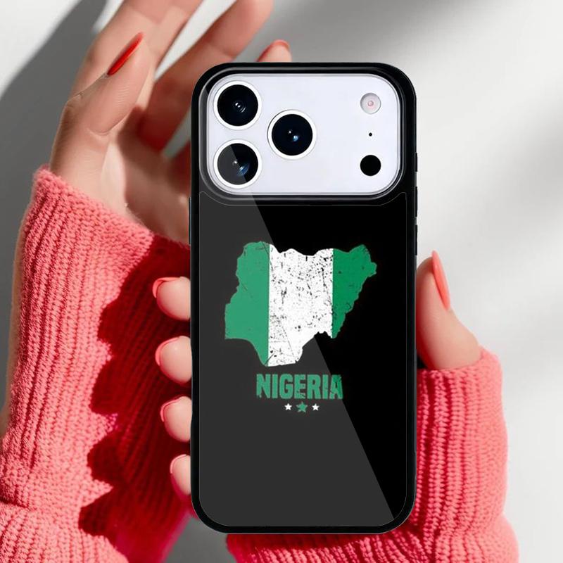 

Nigerian flag Phone Case for iPhone 17 Air 16e 15 14 13 Pro Max Back Cover for 12 11 Pro Coque iPhone 13 Pro