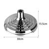 Floor Stand Base for Indoor Flagpoles Flag Pole Holder Home Room Silver