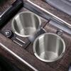 2Pcs Universal Stainless Steel Cup Drink Holders Portable Cup Mount Organizer Storage