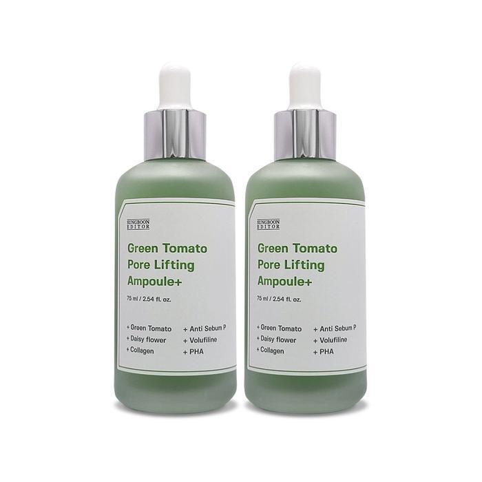 

SUNGBOON EDITOR Green Tomato Pore Lifting Ampoule Plus 75ml x 2 Ss (36938335)