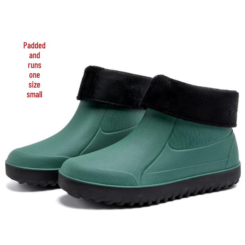 2025 Men's Waterproof Non-Slip Rubber Boots for Outdoors, Fishing, Kitchen, Work, and Construction