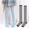 Women Striped Stockings Over Knee Length JK Long Socks Ladies Girls High Socks Girls Fashion Multi-color Striped Cute Hosiery