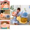 Cute And Cuddly Plush Snail Toy- Soft And Cozy Stuffed Animal Pillow For Kids And Babies Perfect Birthday Gift