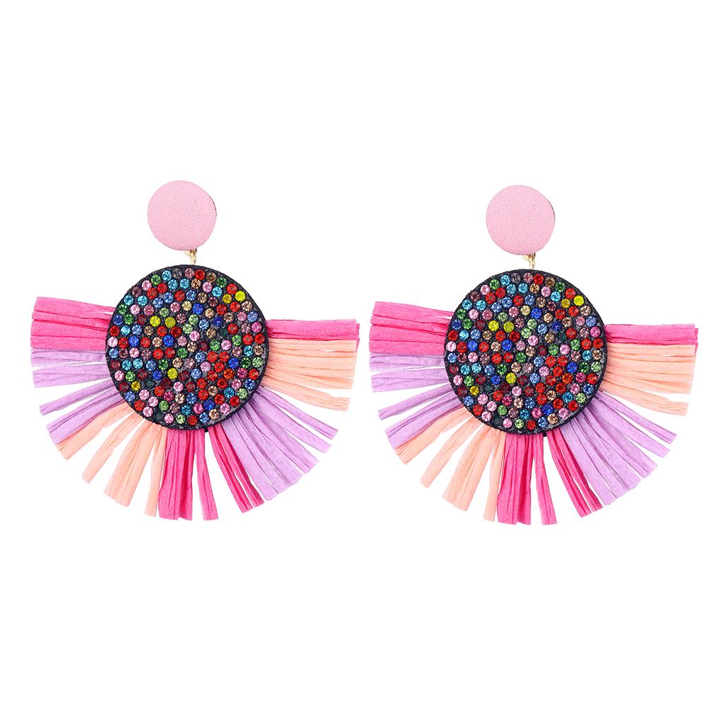 2024 Bohemian Queen Lafite Cic cercei cu picătură de cristal colorate Bijuterii de modă pentru femei Cadouri de petrecere