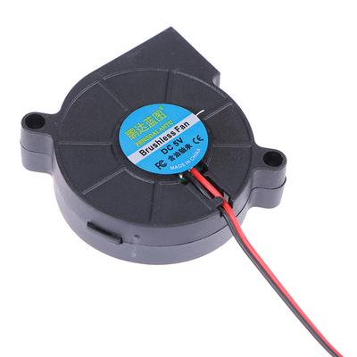 Dc 5V 12V 24V 5015 Turbo Fan Blower Ekstruder Radyatör Çapı 5Cm Yüksek Hızlı Soğutma Santrifüj Fan Soğutma Fanı