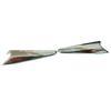 Left Right Chrome Fog Lamp Molding Cover Fit For Mazda 3 Sport 2017-2018
