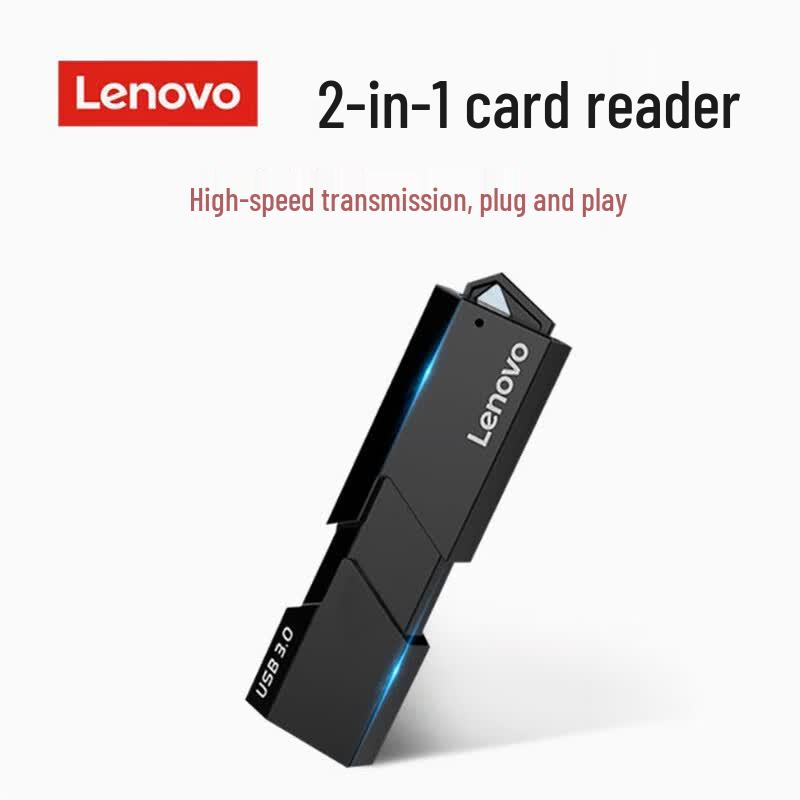 Lenovo High-Speed USB 3.0 2-in-1 Card Reader