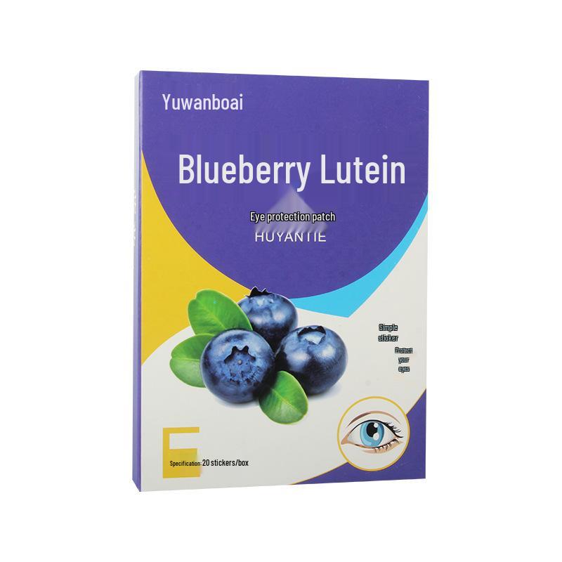 Herbal Eye Moisturizing Patches for Fatigue Relief and Acupoint Therapy with Lutein and Mugwort