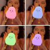 Pat Pat Silicone Pear Night Light - Cute Eye Protection Sleep Companion for Girls