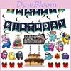 Us Among Party Set Suit Decoration Supplies Banner Cupcake Topper Alien Space