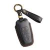 The Retro Key Cover Is Suitable for Hongqi H5 H7 Old Car Handmade Leather Key Protection Case Ring.
