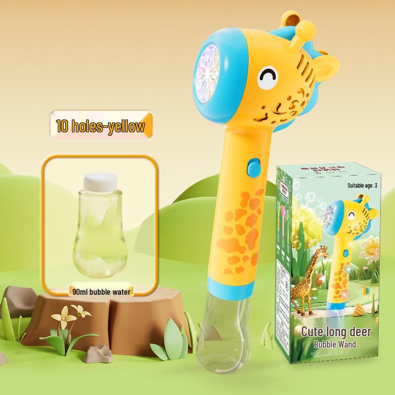 Unicorn Electric Bubble Maker: Kids' Automatic Light-Up Bubble Gun Gift