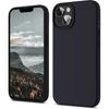 Slim-Fit for iPhone 14 Case,Skin Soft Liquid Silicone,Sturdy Hard Frame Shockproof Cover with Anti-Scratch Microfiber Lining,Full Protection for