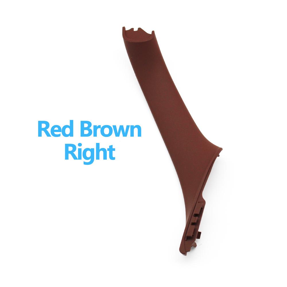 Grey Oyster Car Left Right Interior Door Inside Pull Handle Cover Trim For BMW 5 Series F10 F11 F18 520i 523i 525i 528i