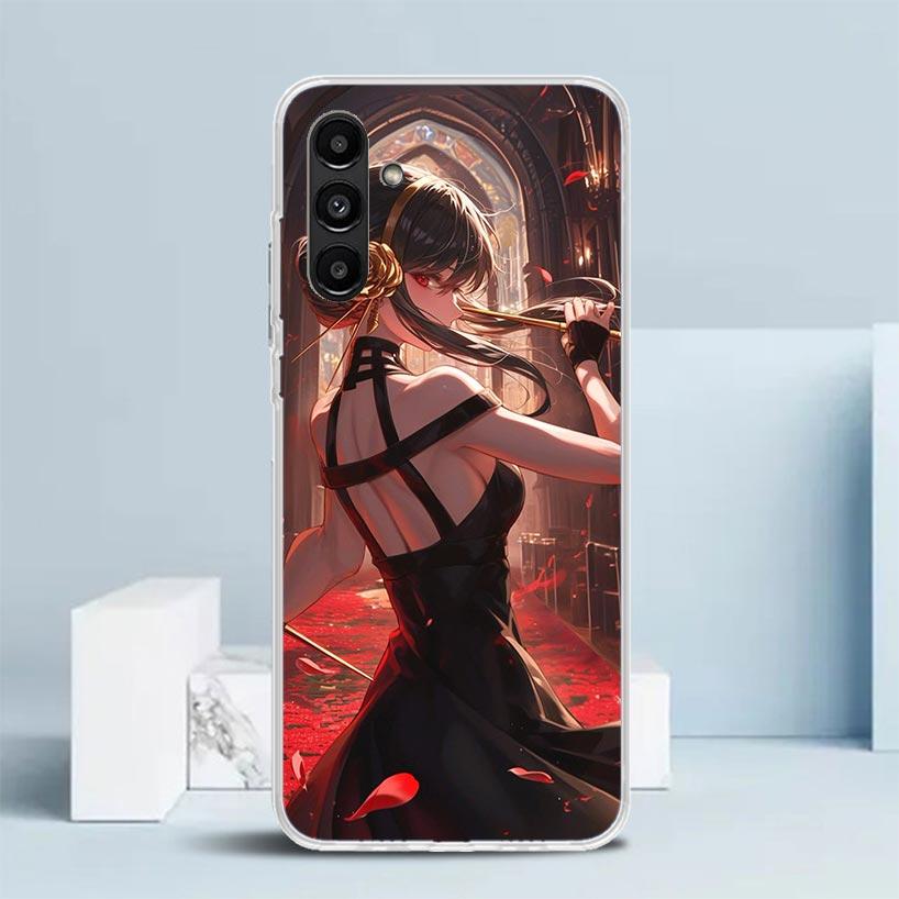 S-Spy Family Yor F-Forger Phone Case For Samsung Galaxy A17 A37 A57 A16 A15 A14 A13 A56 A55 A54 A53 A36 A35 A34 A33 A26 A25 A24
