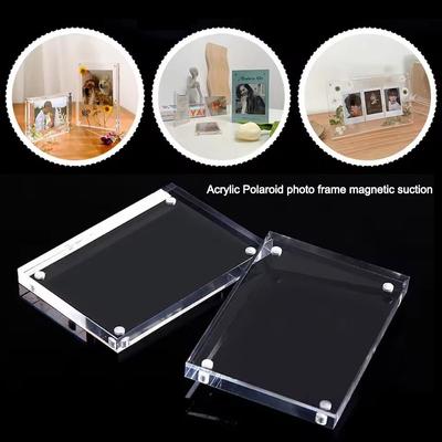10mm Photo Picture Frame Transparent Kpop Picture Frame Poster Display Stand  For Polaroid Photo