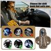 Sweater-Style Gear Shift Cover with Printed Patterns, Car Gear Lever Protector, Creative Car Interior Gear Shift Cover, Car Shift Boot