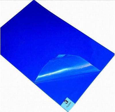 High Viscosity 18x36 Cleanroom Blue Adhesive Mat