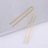 10pcs 70mm U Shape Hairpin Hair Sticks Making Alloy Hair Pins Clips Bridal Headpiece for Women Wedding Hair Handmade Accessories