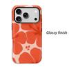 Retro Vintage Boho Red Hibiscus Floral Print Pattern Film Art Aesthetic Protective Shockproof Bumper Phone Case Cover For iPhone 14 15 16 Pro Max Plus