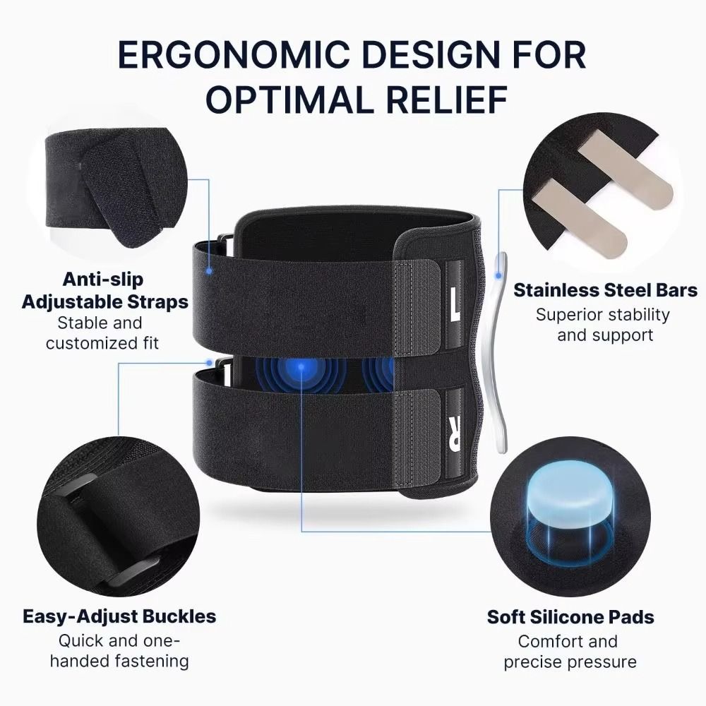 Dual Pressure Pads Sciatica Relief Devices Compression Knee Pads  Sports Protective Gear