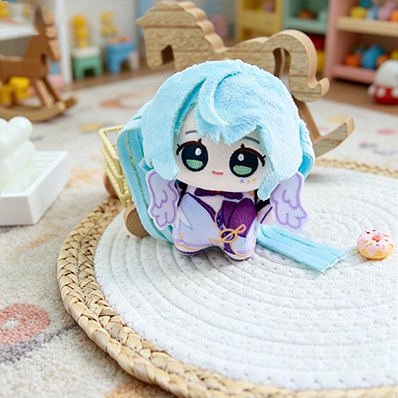 10cm Sunday Robin Plushie Toys Honkai Star Rail Sunday Plush Doll Keychain Decorative Pendant Collection Birthday Gift Companion