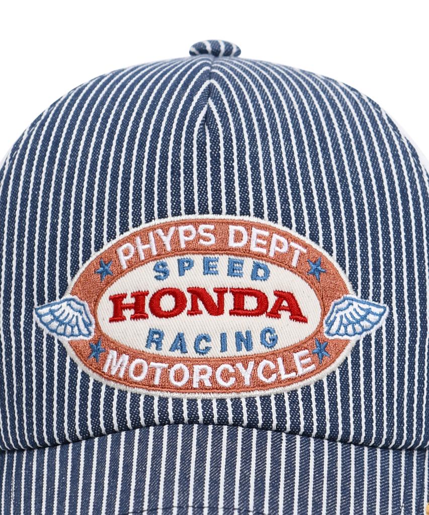 PHYPS MOTORCYCLE Honda Stripe Mesh Cap_Blue