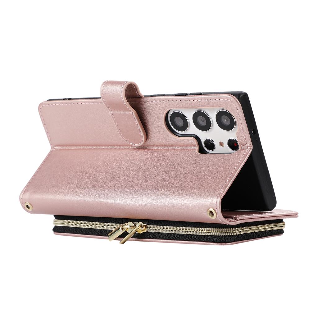 Crossbody Long Lanyard Cards Solt Leather Case For Samsung S26 Ultra S25 Plus S24 S23 S22 A16 A26 A36 A56 A06 A17 A07 Bag Cover