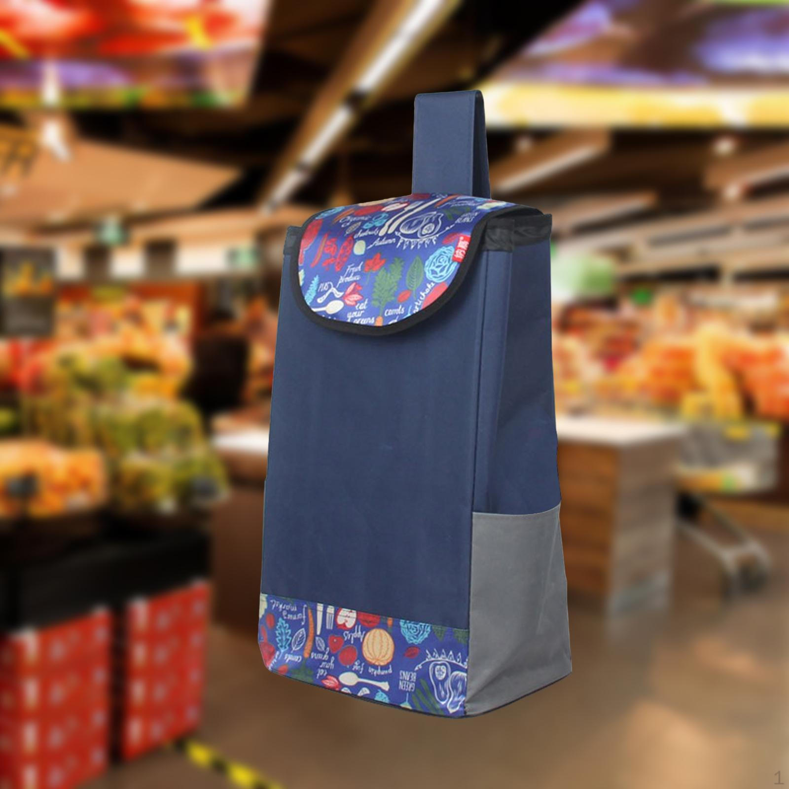 

Сменная сумка на тележке, складная ручная тележка для покупок, складные аксессуары для грузовиков синий