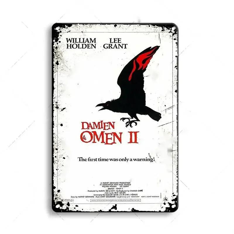 FJ Decor Classic Horror Movie Metal Tin Signs Plaque Retro Decorative Plate Bar Club Pub Wall Decoration Rusty