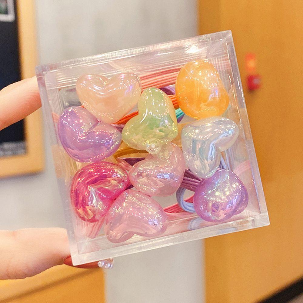 

Женская резинка для волос, резинка-капля, короткие волосы, красивая резинка для волос, резинка, сердце