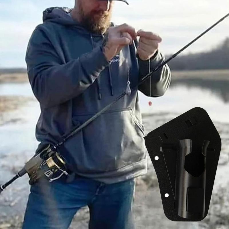 Rod Holder Slide-in Fishing Rod Hip Holsters Quick Draw Waist Belt Inserter Rod Holder Portable Holsters