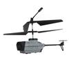 RC Helicopter KY202 Obstacle Avoidance Drone Remote Control Helicopter Toy For Over 14 Years Old Grey 2 Battery