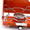 Double Burner Gas Stove Portable 2 Burner Outdoor Gas Stove with Foldable Legs Aluminum Alloy Camp Picnic Cooker