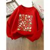 Kids Sweatshirt Print Round-Neck Sweatshirt - Soft , Spring/Fall Casual & Sportswear, Comfortable ' Outerwear for & Playdates