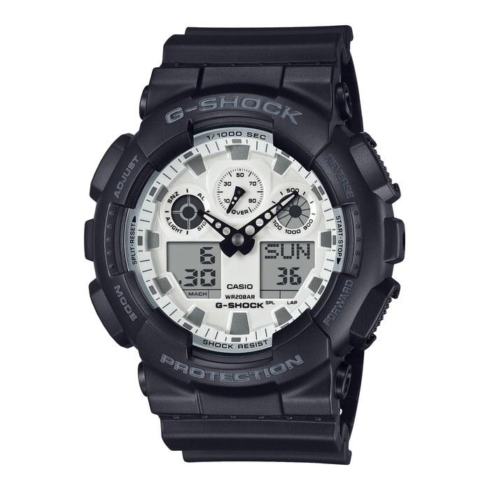 Casio G-Shock GA-100WD-1AJF Men s Watch, Black/White