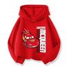 Car Movie Kids Hoodies Kawaii Cartoon Character Printed Tops Boys Winter Casual Sports Long Sleeves Autumn Children Clothing