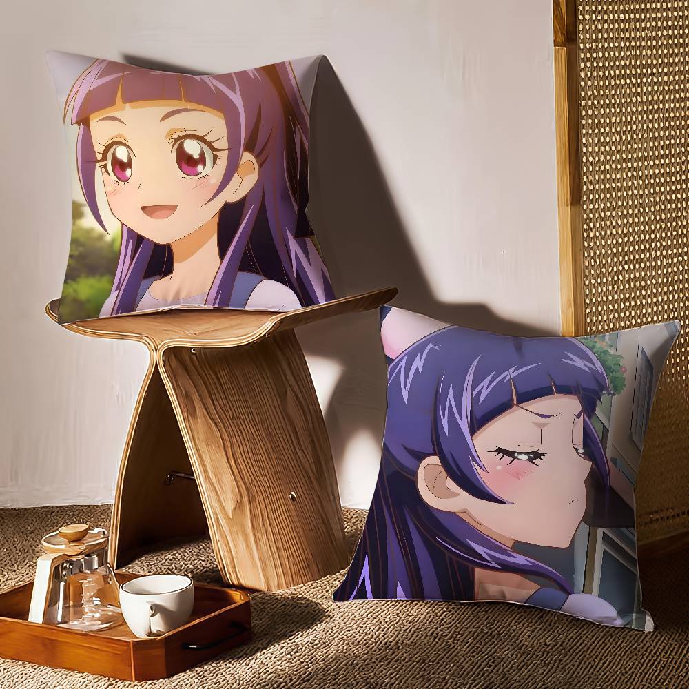 R-Riko Izayoi Pillow Case Sofa and Living Room Decorative Cushion Covers Dust-proof and Mite-proof Invisible Zipper