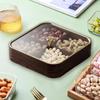 Chinese Style Wood Grain Single-Layer Candy & Dried Fruit Box