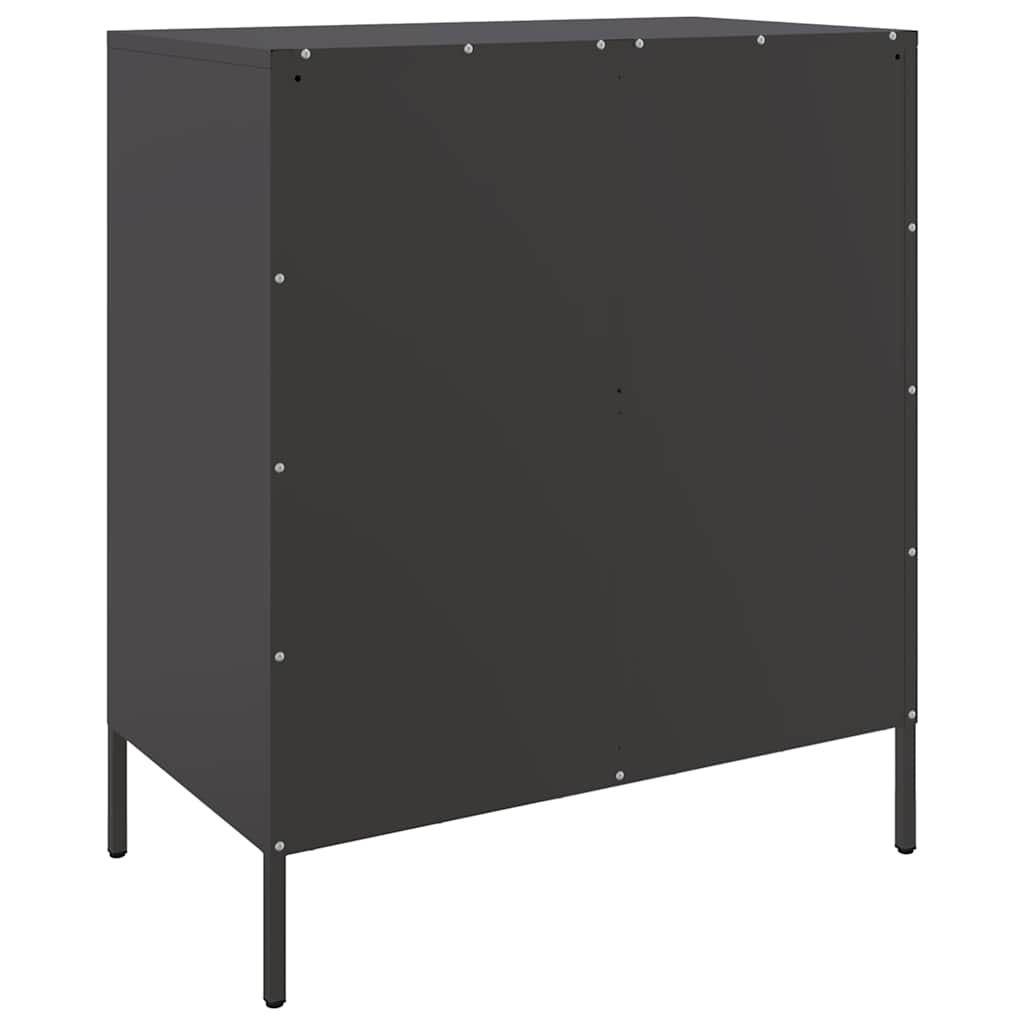 Sideboard Black 68 x 39 x 79 cm Steel