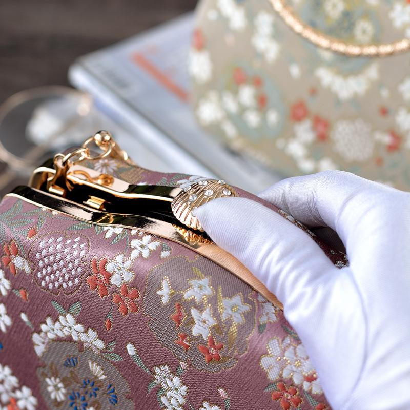 Hanfu bag, annual meeting bag, women's bag.