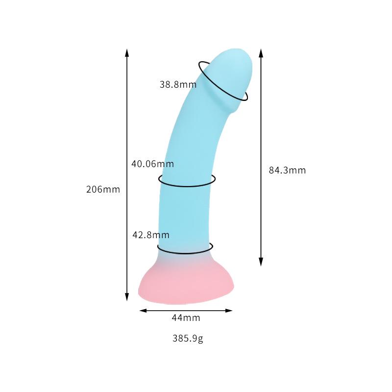 Thousand Hundred Fun Silicone Dildo - Female Erotic Toy for Anal Insertion & Masturbation