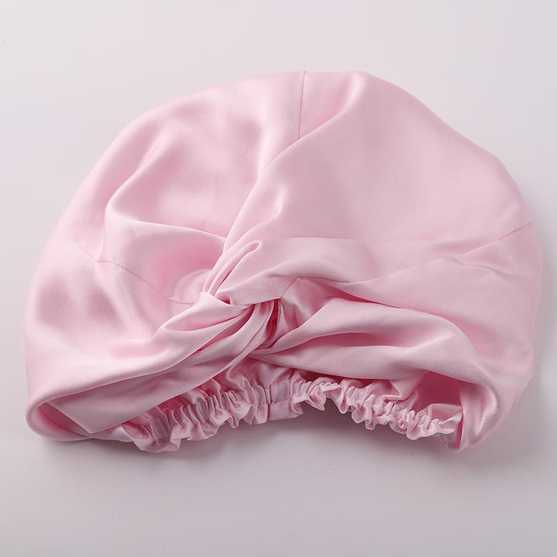Mulberry Silk Night Cap 19 Momme Women's Solid Sleeping Hat Night Sleep Cap Hair Care Free Shipping World Wide